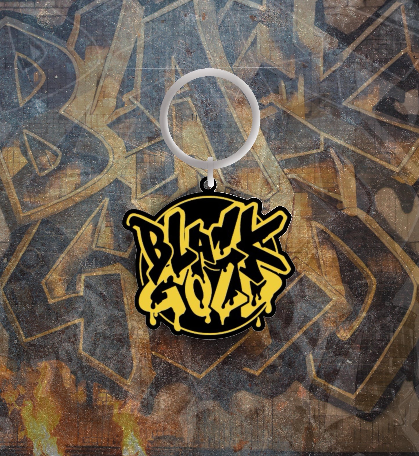 RUBBER KEYCHAIN