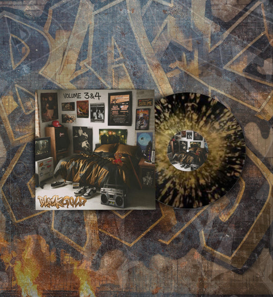 **PRE ORDER**  E.P 3 & 4 on 12" Vinyl  (BLACK w/ GOLD SPLATTER)