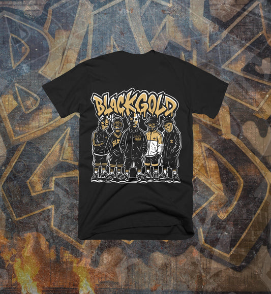 BLACKGOLD CARTOON TEE