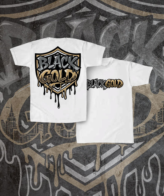 WHITE DRIP TEE